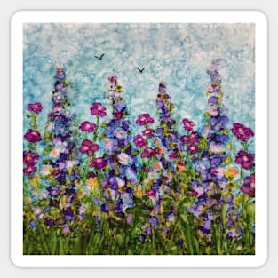 Delphinium Garden Sticker